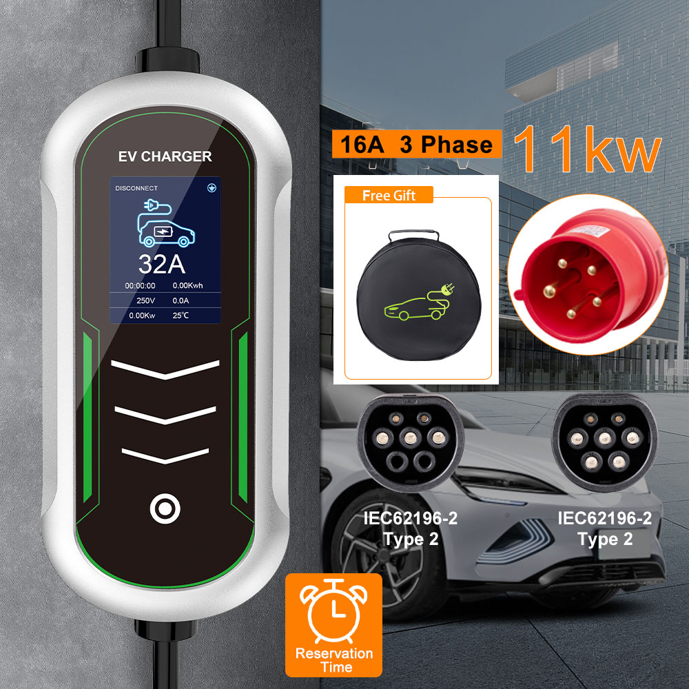 IPENGEN 11KW EV Portable Charg - Type 2 Portable Ev Charger 11Kw Cee 评论和价格